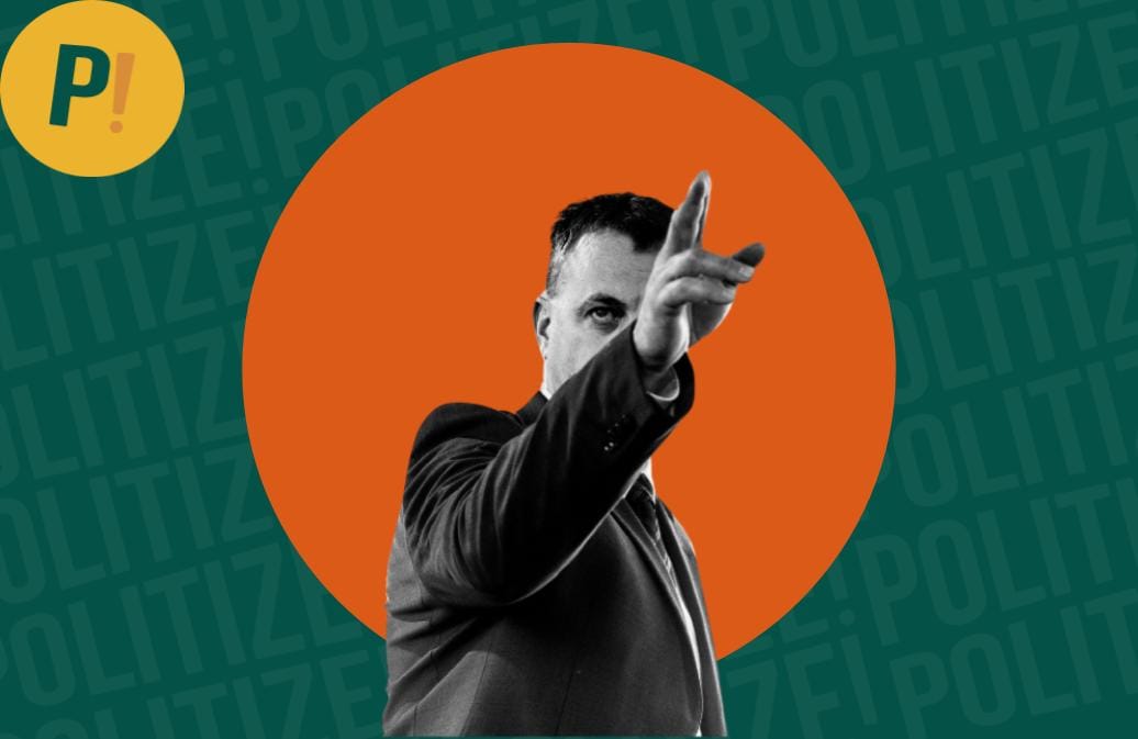 Imagen de una figura autoritaria representando el totalitarismo