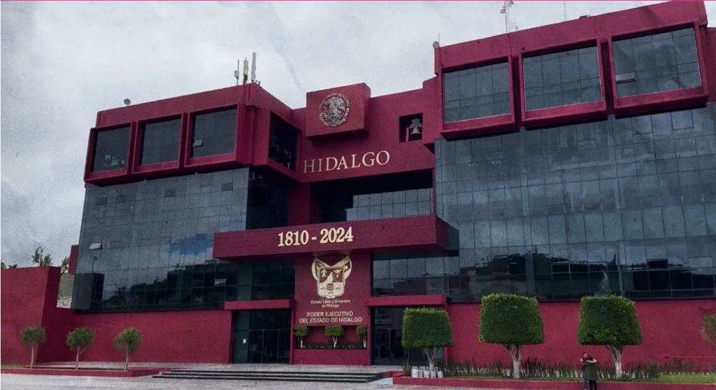 Sede del gobierno de Hidalgo, representando la sede de los gobernadores