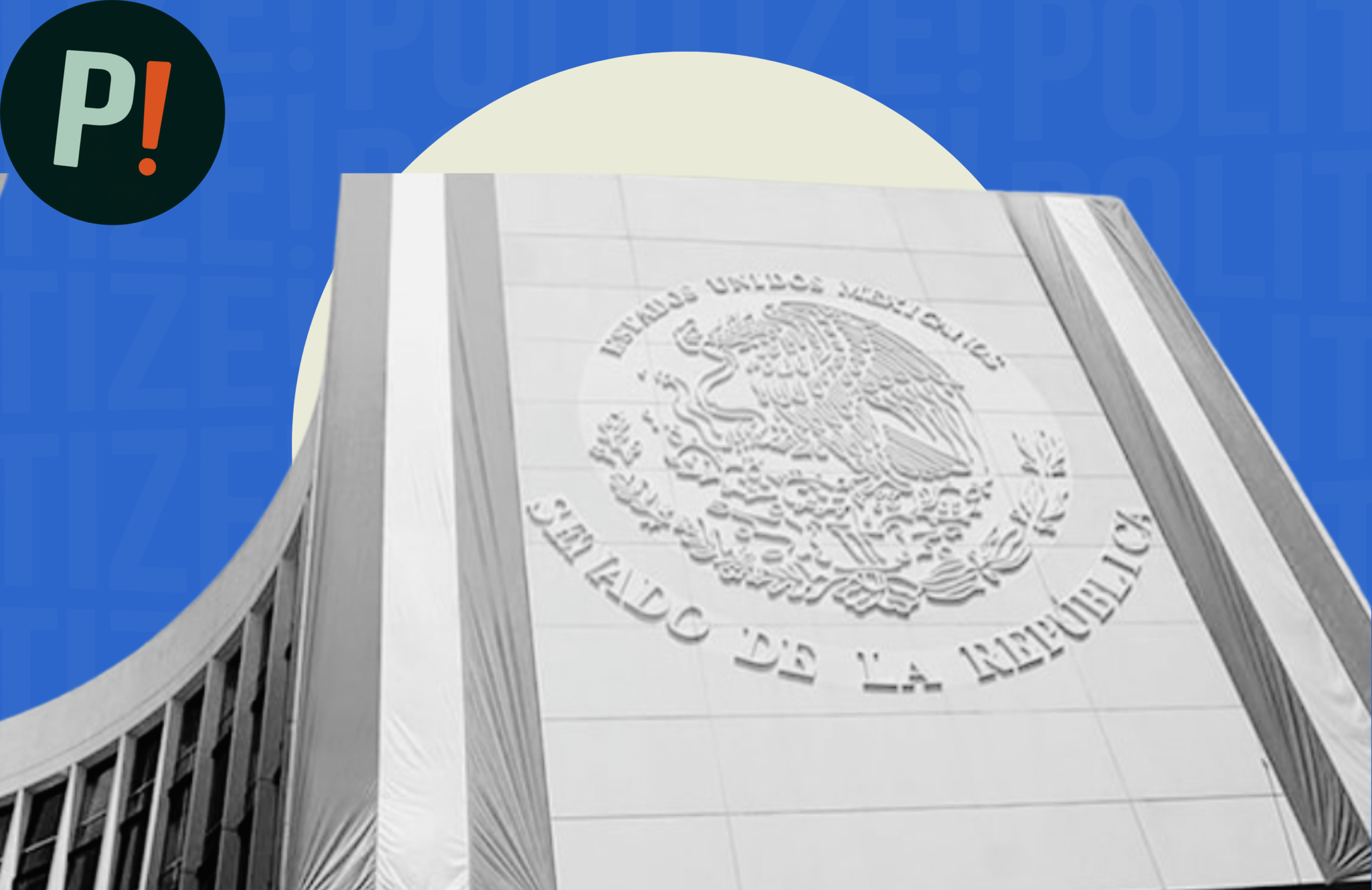 Imagen del Senado de México, dónde se encuentra los senadores