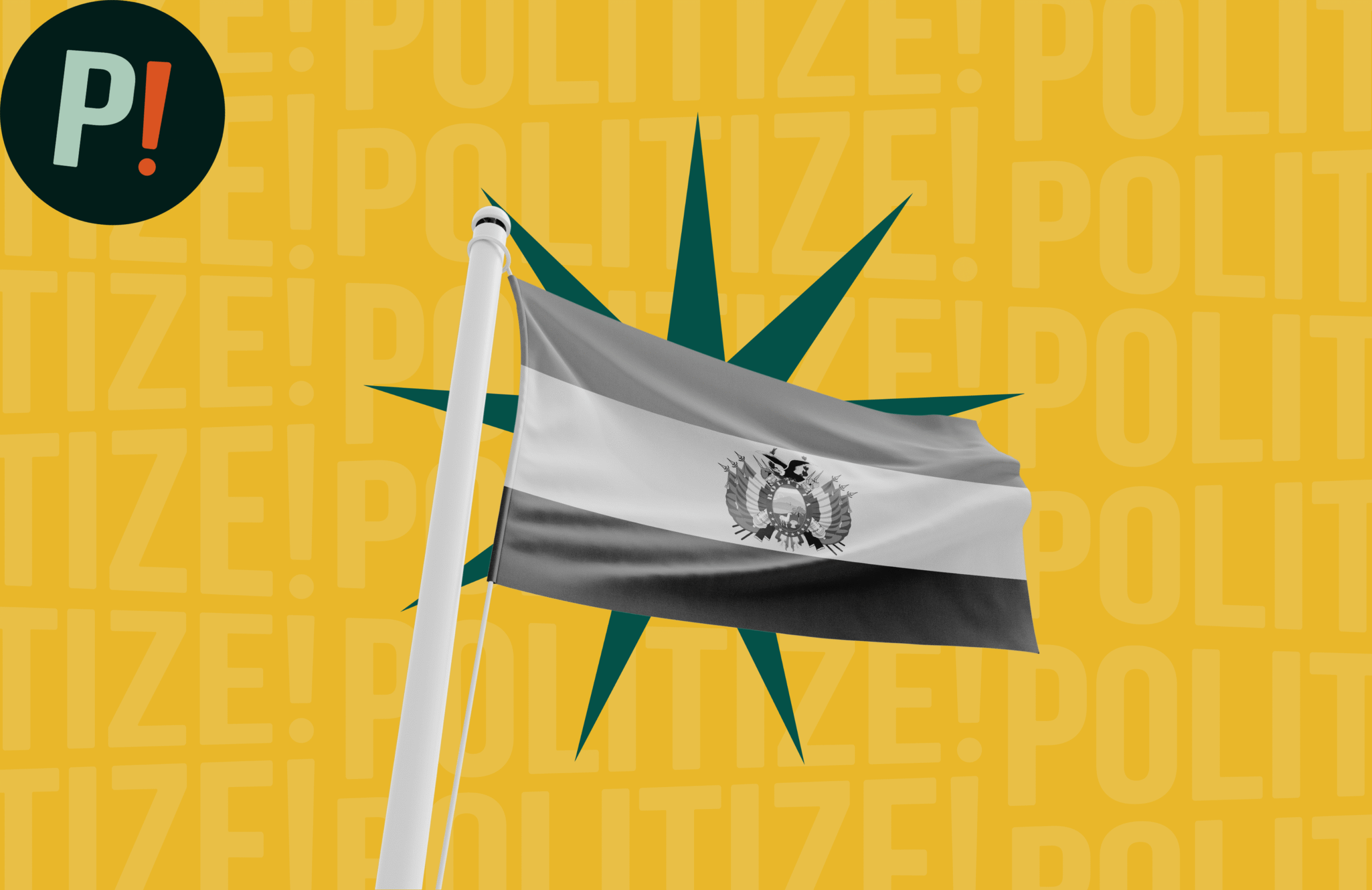 bandera de Bolivia representando la desinformación en elecciones
