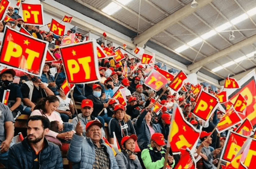 Congreso extraordinario del PT en Tijuana, Baja California, el 26 de octubre de 2022