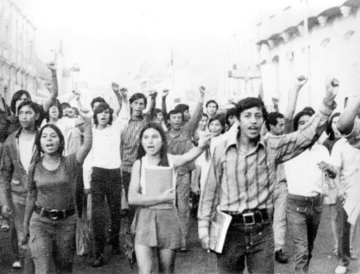 Manifestación en Tlatelolco, Ciudad de México. Crédito: Armando Salgado Junior