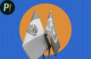 Banderas de México y ONU
