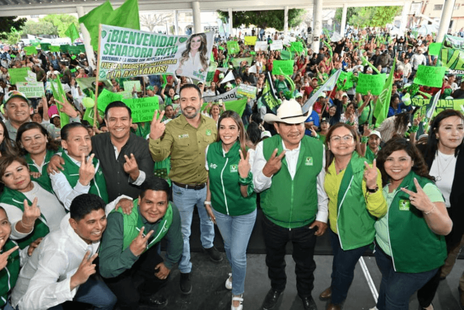 Evento del partido PVEM en México