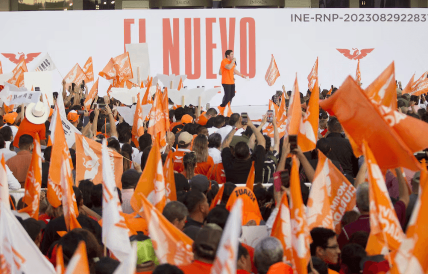 Acto del partido Movimiento Ciudadano.